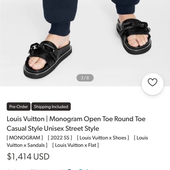 ❌SOLD❌Authentic Louis Vuitton Black leather Mules 🖤 - Picture 10 of 10